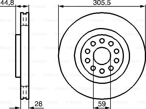 BOSCH 0 986 478 963 - Brake Disc onlydrive.pro