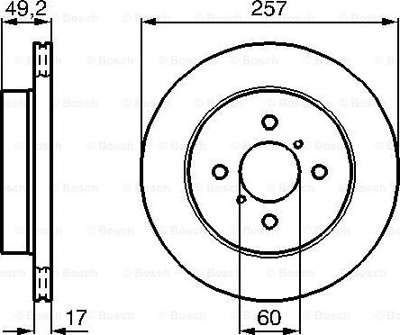 BOSCH 0 986 478 984 - Brake Disc onlydrive.pro