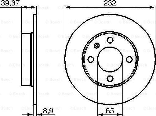 BOSCH 0 986 479 C67 - Brake Disc onlydrive.pro