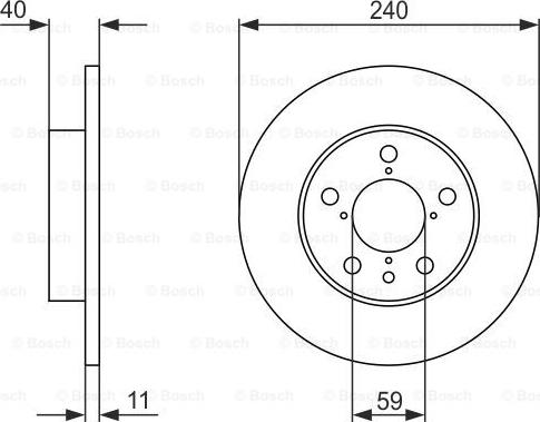 BOSCH 0 986 478 444 - Bremžu diski onlydrive.pro