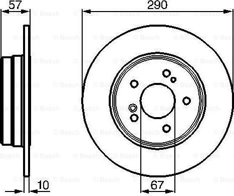 BOSCH 0 986 478 446 - Bremžu diski onlydrive.pro