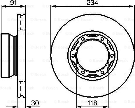 BOSCH 0 986 478 407 - Brake Disc onlydrive.pro