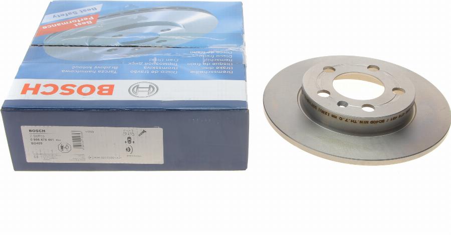 BOSCH 0 986 478 481 - Brake Disc onlydrive.pro