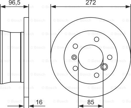 BOSCH 0 986 479 B33 - Brake Disc onlydrive.pro