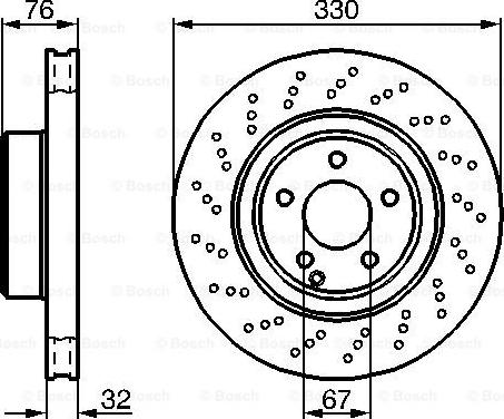 BOSCH 0 986 478 470 - Brake Disc onlydrive.pro