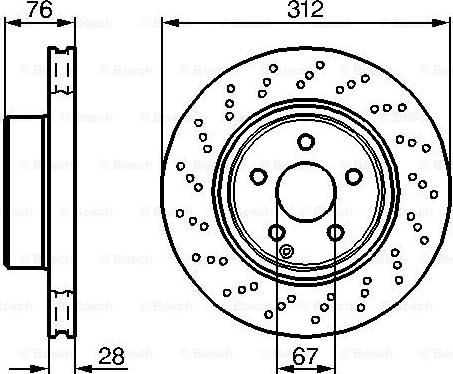 BOSCH 0 986 478 471 - Brake Disc onlydrive.pro