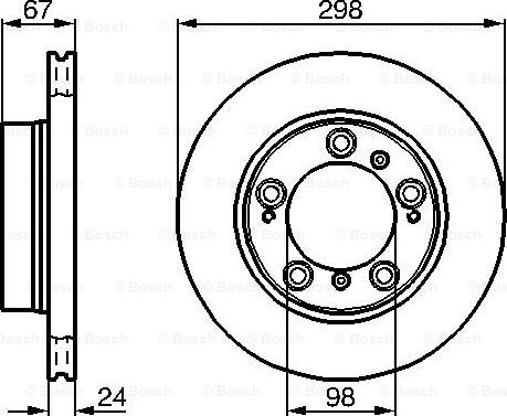 BOSCH 0 986 478 477 - Brake Disc onlydrive.pro