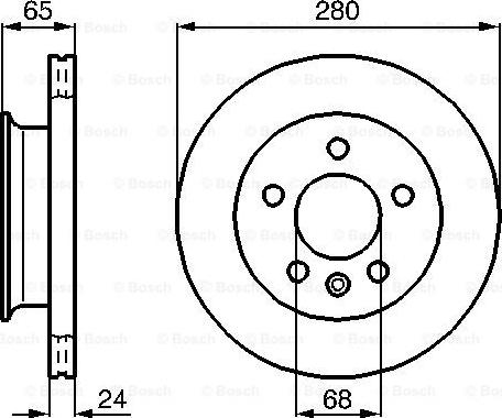 BOSCH 0 986 478 548 - Brake Disc onlydrive.pro