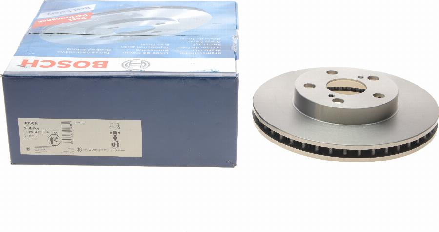 BOSCH 0 986 478 584 - Brake Disc onlydrive.pro