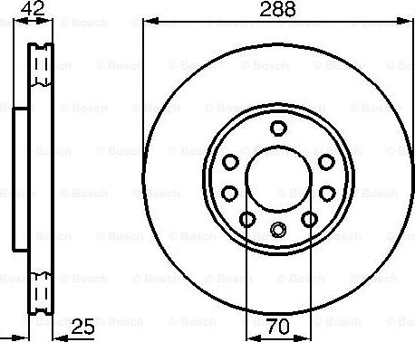 BOSCH 0 986 478 588 - Brake Disc onlydrive.pro