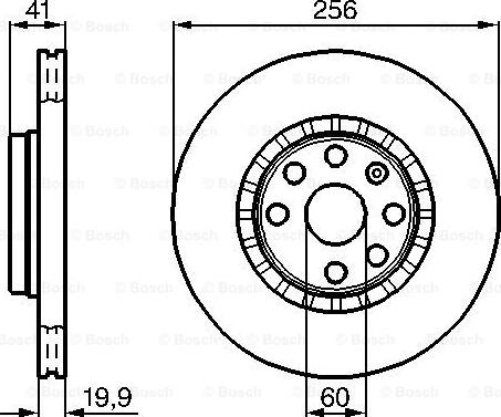 BOSCH 0 986 478 535 - Bremžu diski onlydrive.pro