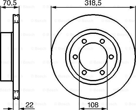 BOSCH 0 986 478 698 - Brake Disc onlydrive.pro