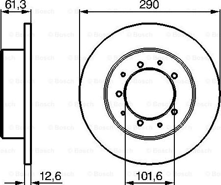 BOSCH 0 986 478 656 - Brake Disc onlydrive.pro