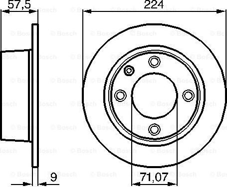 BOSCH 0 986 478 604 - Brake Disc onlydrive.pro