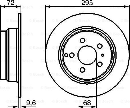 BOSCH 0 986 478 628 - Тормозной диск onlydrive.pro