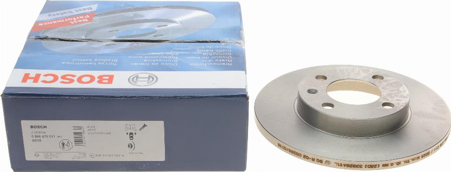 BOSCH 0 986 478 011 - Brake Disc onlydrive.pro