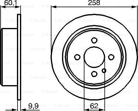 BOSCH 0 986 478 034 - Brake Disc onlydrive.pro