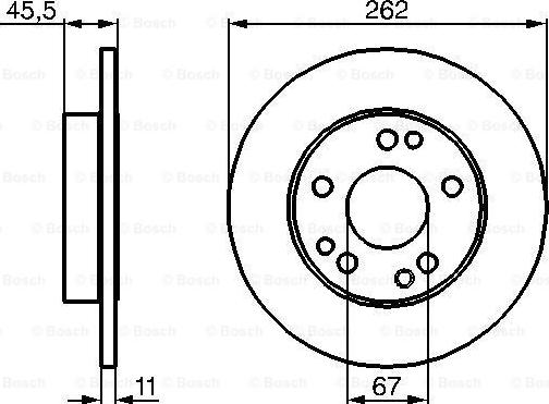 BOSCH 0 986 478 114 - Brake Disc onlydrive.pro