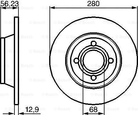 BOSCH 0 986 478 131 - Piduriketas onlydrive.pro