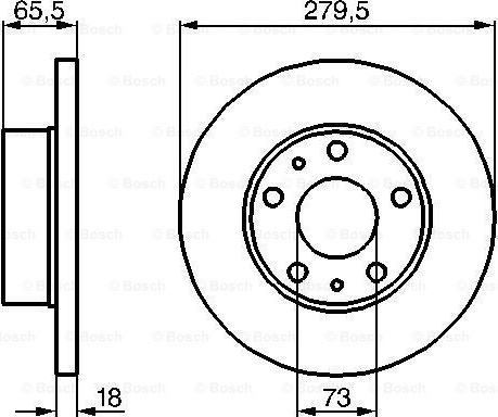 BOSCH 0 986 478 843 - Brake Disc onlydrive.pro