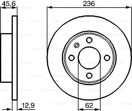 BOSCH 0 986 478 859 - Brake Disc onlydrive.pro