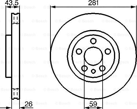 BOSCH 0 986 478 812 - Brake Disc onlydrive.pro