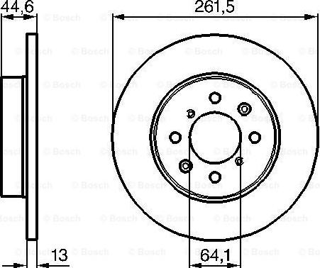 BOSCH 0 986 478 889 - Тормозной диск onlydrive.pro