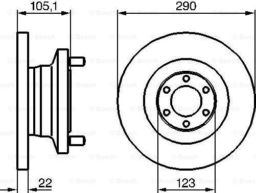 BOSCH 0 986 478 885 - Brake Disc onlydrive.pro