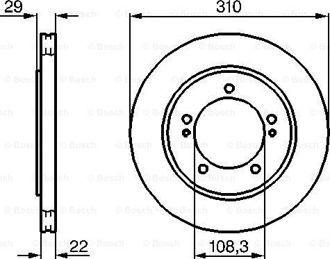 BOSCH 0 986 478 839 - Brake Disc onlydrive.pro