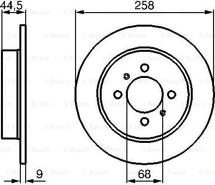 BOSCH 0 986 478 836 - Brake Disc onlydrive.pro