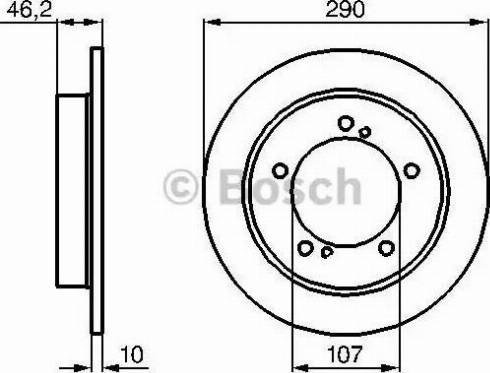 BOSCH 0 986 478 838 - Brake Disc onlydrive.pro