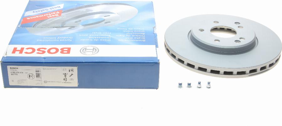 BOSCH 0 986 478 876 - Brake Disc onlydrive.pro