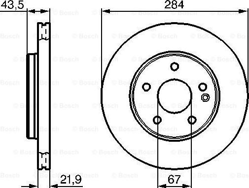 BOSCH 0 986 478 301 - Brake Disc onlydrive.pro