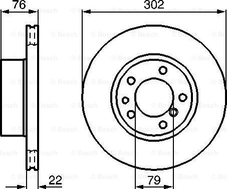 BOSCH 0 986 478 318 - Brake Disc onlydrive.pro