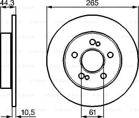 BOSCH 0 986 478 758 - Brake Disc onlydrive.pro