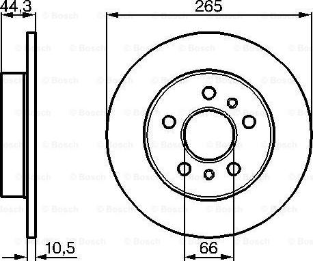 BOSCH 0 986 478 757 - Brake Disc onlydrive.pro