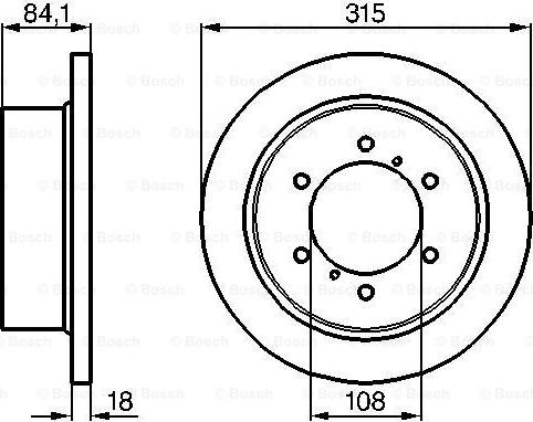 BOSCH 0 986 478 713 - Brake Disc onlydrive.pro