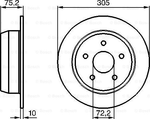 BOSCH 0 986 478 771 - Brake Disc onlydrive.pro