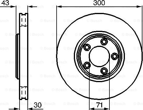 BOSCH 0 986 478 778 - Brake Disc onlydrive.pro