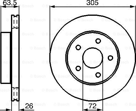 BOSCH 0 986 478 772 - Brake Disc onlydrive.pro