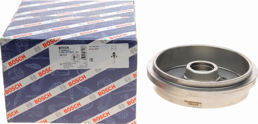 BOSCH 0 986 477 041 - Stabdžių diskas onlydrive.pro