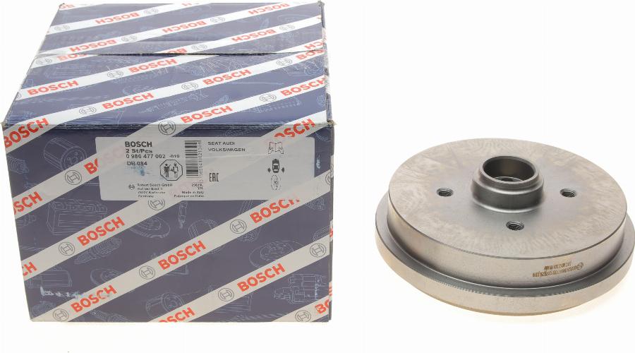 BOSCH 0 986 477 002 - Stabdžių būgnas onlydrive.pro