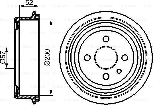 BOSCH 0 986 477 018 - Brake Disc onlydrive.pro