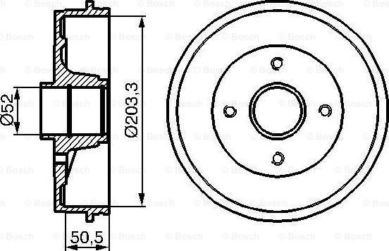 BOSCH 0 986 477 120 - Brake Drum onlydrive.pro