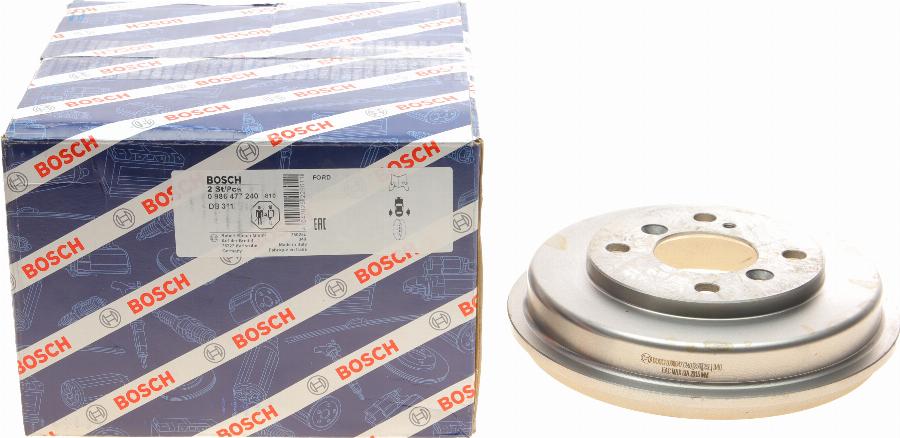 BOSCH 0 986 477 240 - Stabdžių būgnas onlydrive.pro