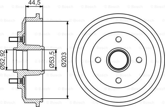 BOSCH 0 986 477 266 - Piduritrummel onlydrive.pro