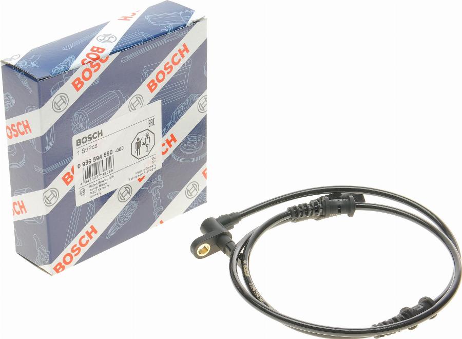 BOSCH 0 986 594 590 - Датчик ABS, частота вращения колеса onlydrive.pro