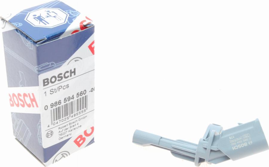 BOSCH 0 986 594 560 - Датчик ABS, частота вращения колеса onlydrive.pro