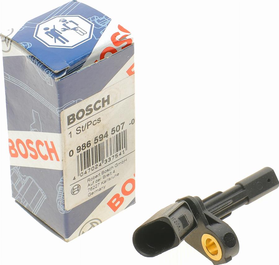 BOSCH 0 986 594 507 - Датчик ABS, частота вращения колеса onlydrive.pro