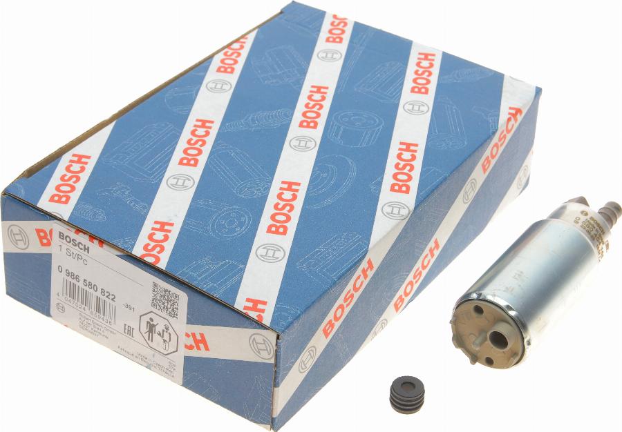 BOSCH 0 986 580 822 - Fuel Pump onlydrive.pro